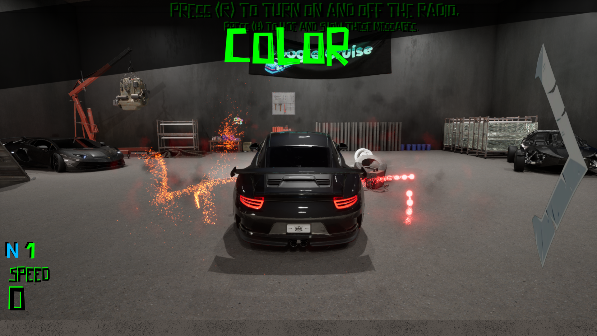 Boogie Cruise Environment Art